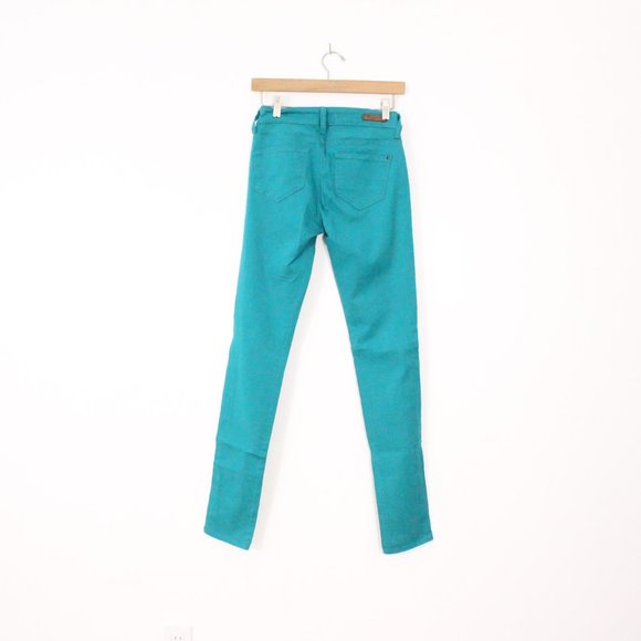*Mavi Jeans Co Turquoise Alexa Mid Rise Skinny Jeans - Picture 7 of 8